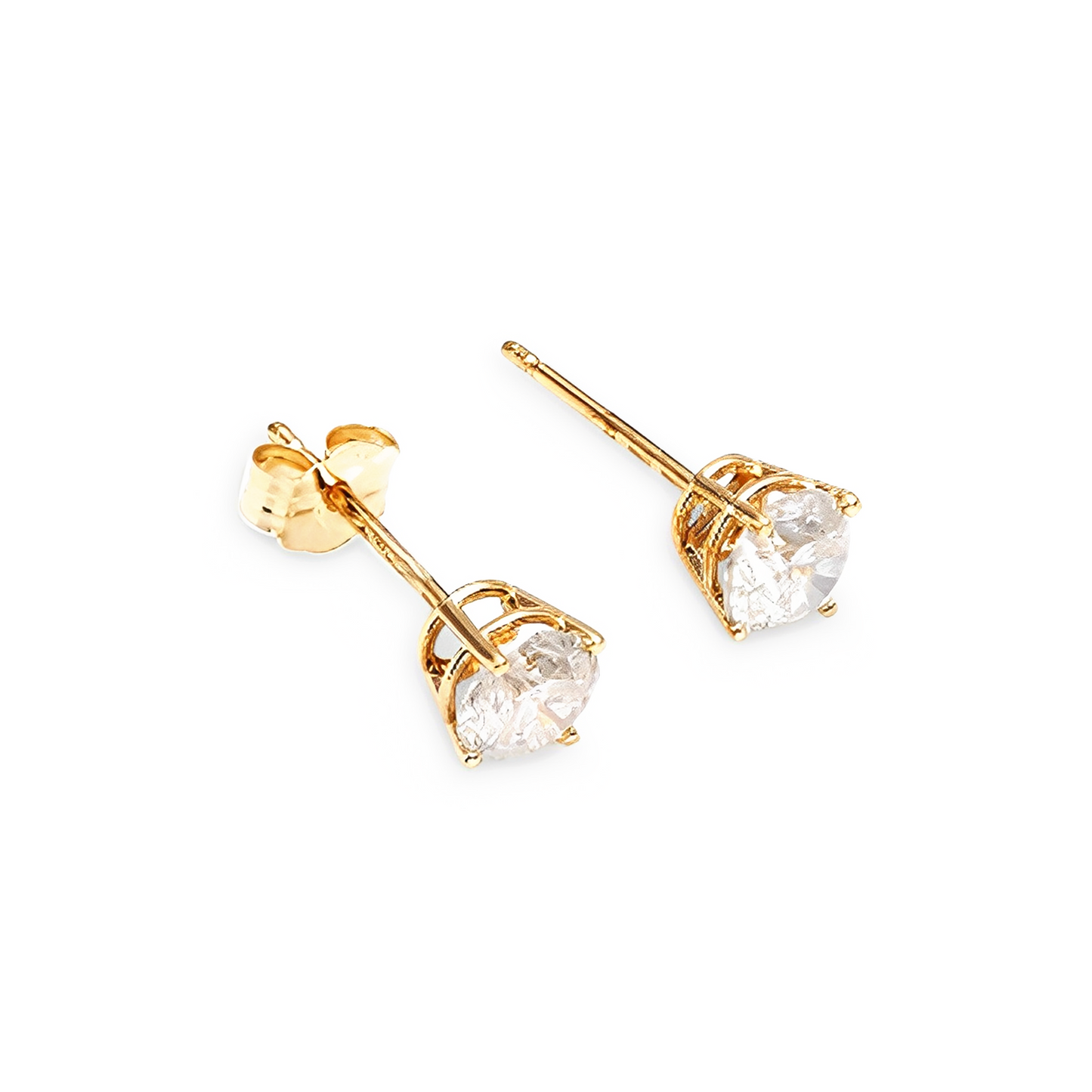 Stud Earrings Natural Diamond