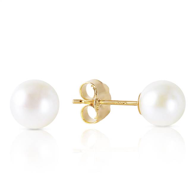 Stud Earrings Natural Pearl