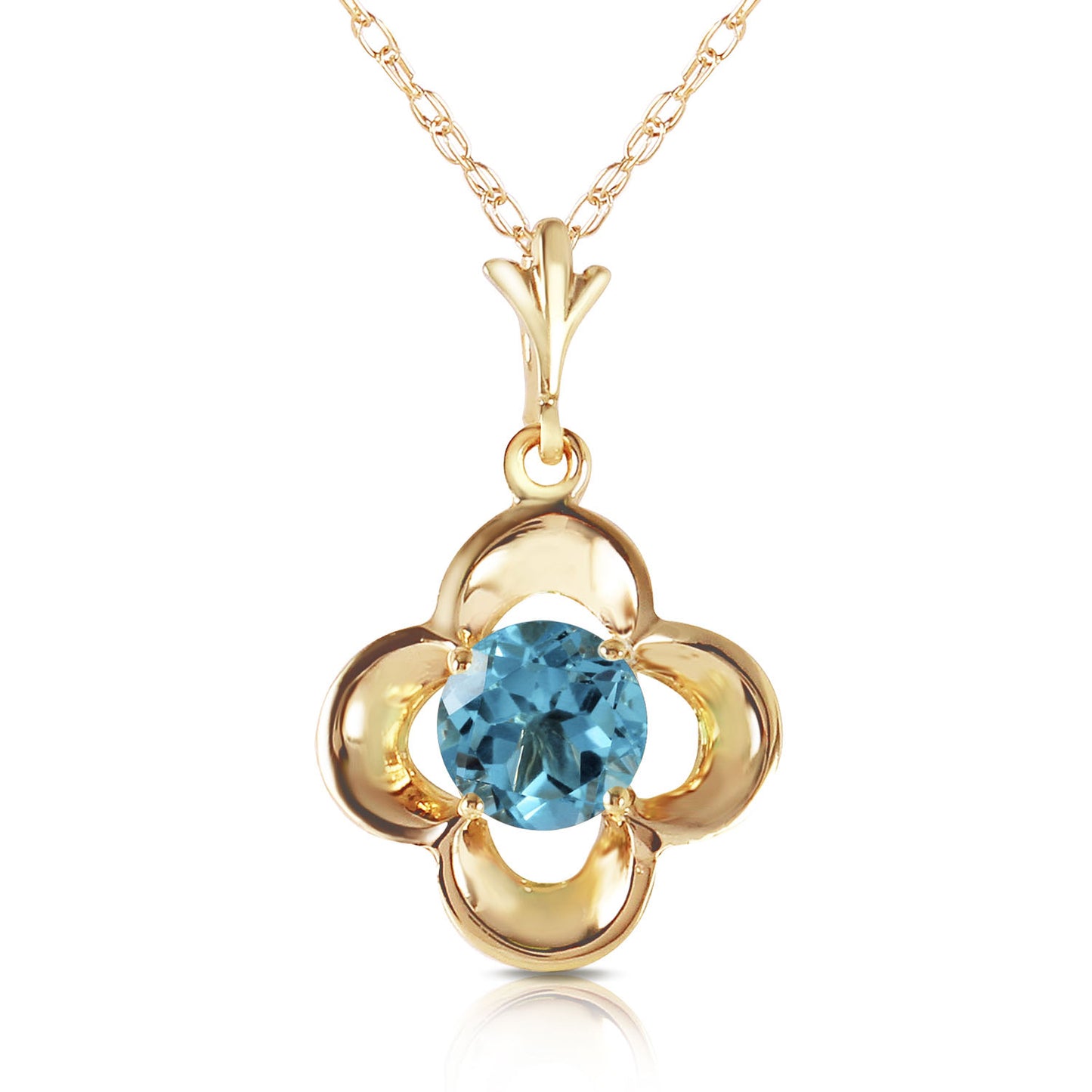 Blue Topaz Necklace