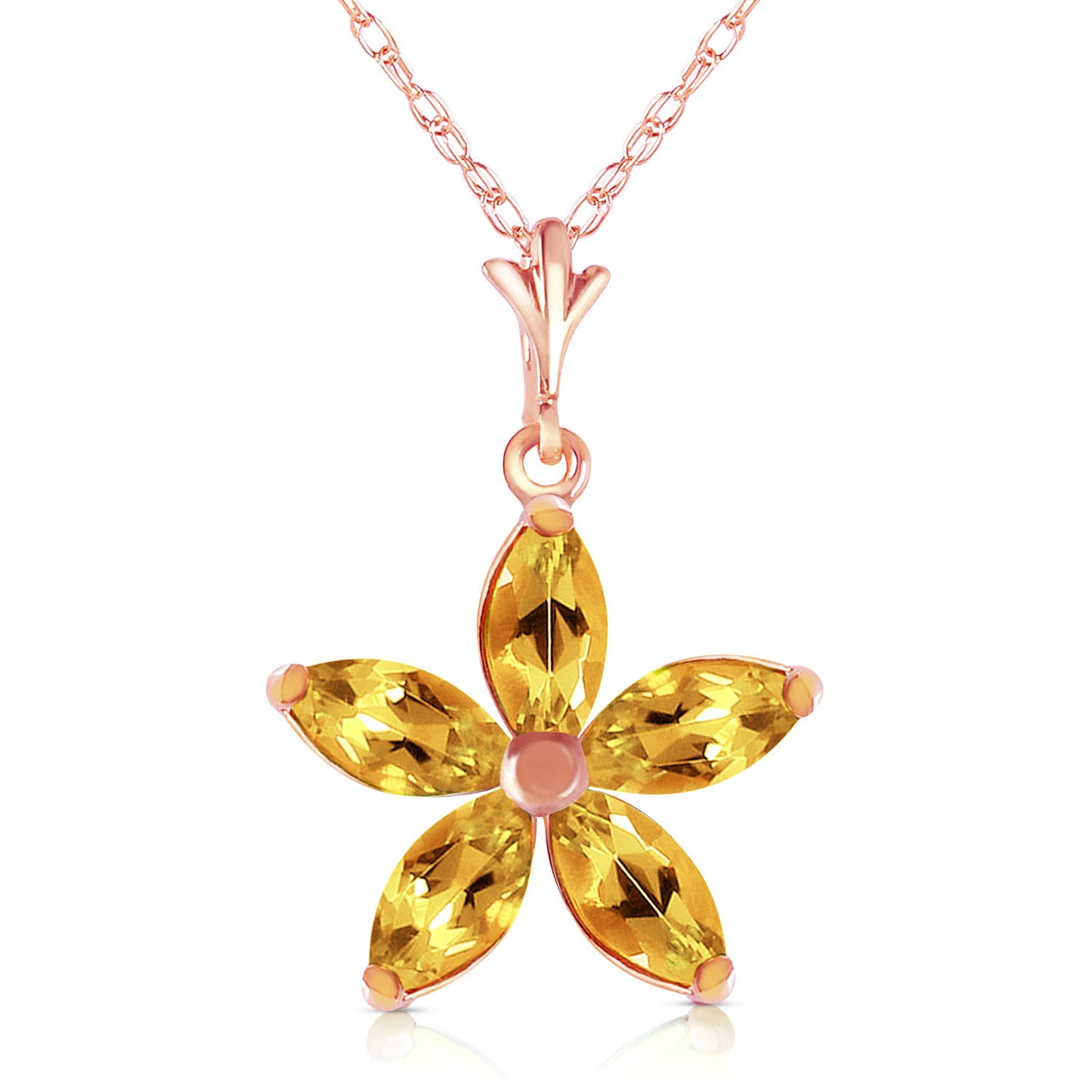 Citrine Necklace Deluxe