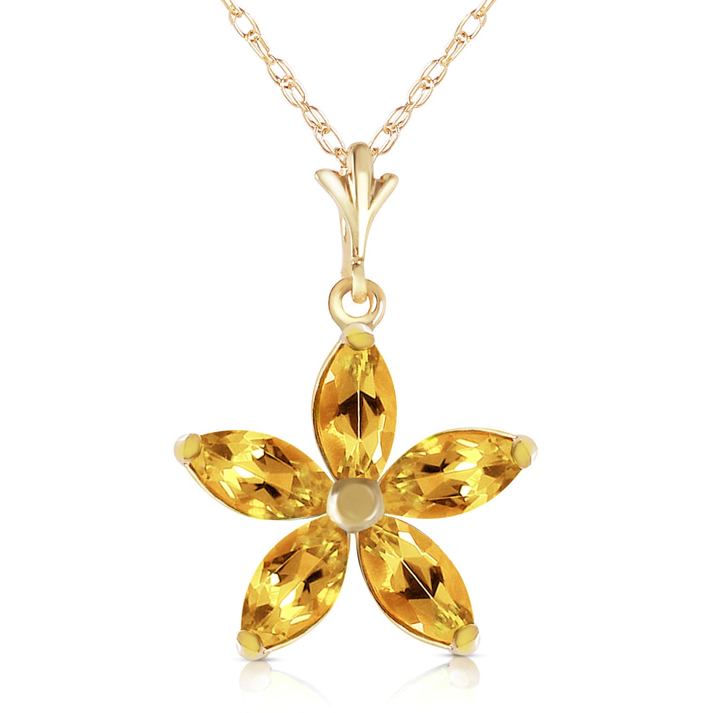 Citrine Necklace Deluxe