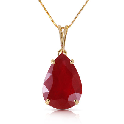 Teardrop Ruby Necklace