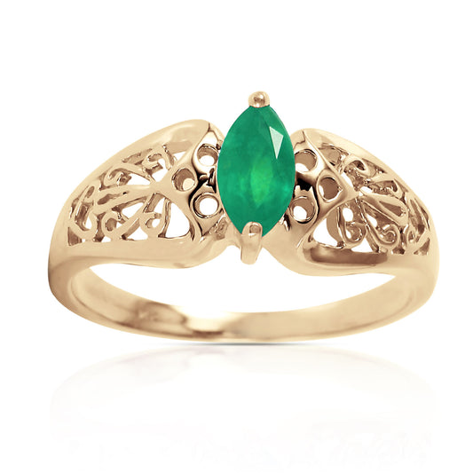 Lily Emerald Ring